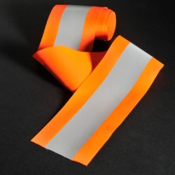 Brilliant Silver Retroreflective Safety Fabric - 3M 8912N Material